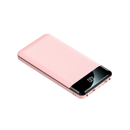 batterie portable externe rose